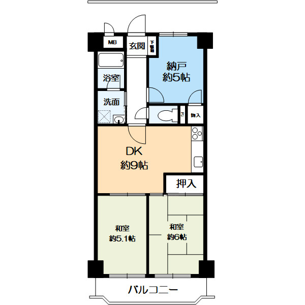 ルモン明石公園の間取り
