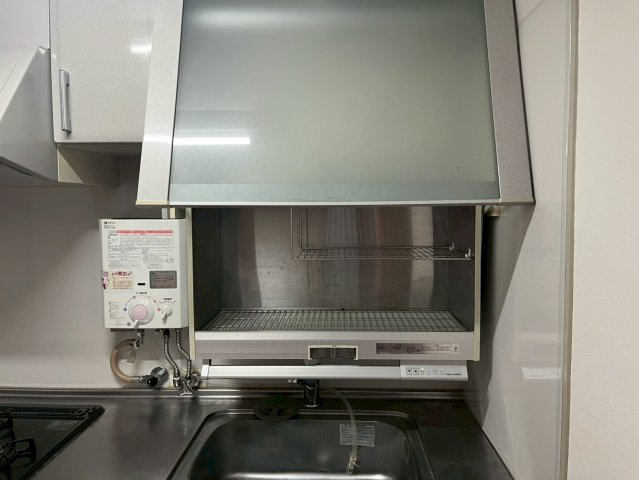 ルモン明石公園のその他|キッチンシンク上に水切りラックがあり便利ですね