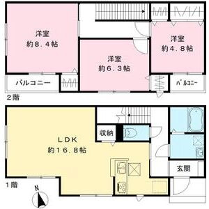クロワールⅢの間取り
