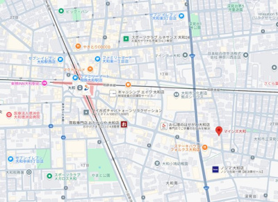 【地図】 | マインズ大和 | 物件の所在地です。