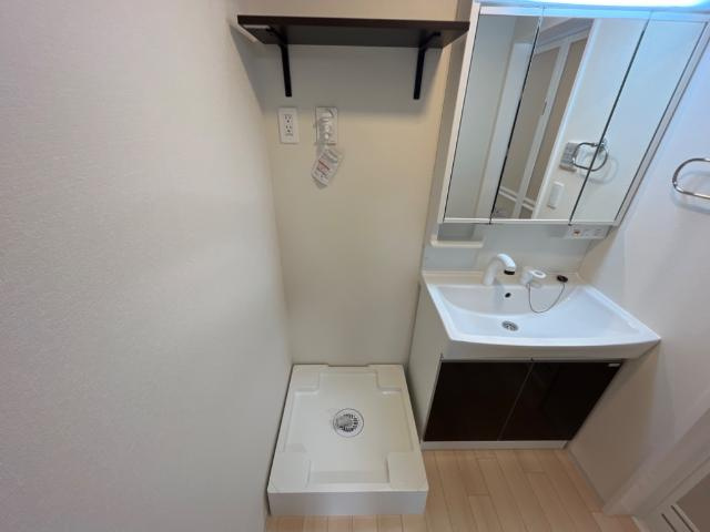 【洗面所】 | アプリコットＤ | 洗濯機置場