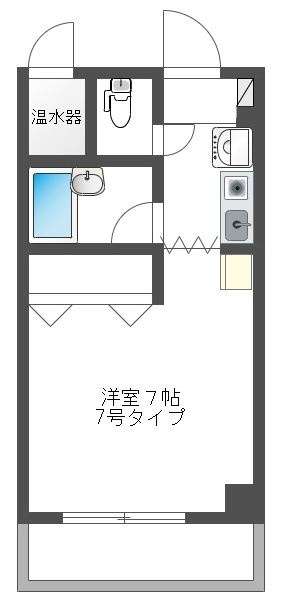 アルテハイム折尾の間取り