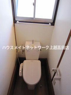 土橋貸家Ａのトイレ|温水洗浄便座