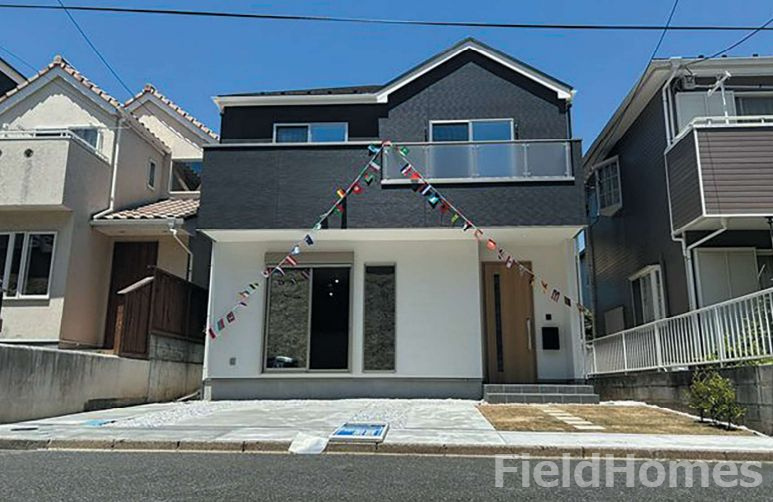 藤沢市大庭新築戸建て　3期1号棟の外観|外観「藤沢市大庭新築戸建て　1号棟」