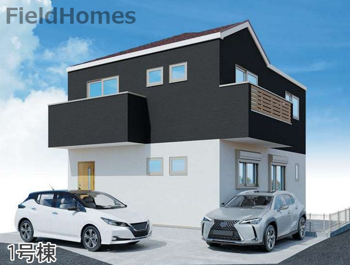 藤沢市善行坂2丁目新築戸建て　1期1号棟の外観パース|外観イメージ「藤沢市善行坂2丁目新築戸建て　1号棟」