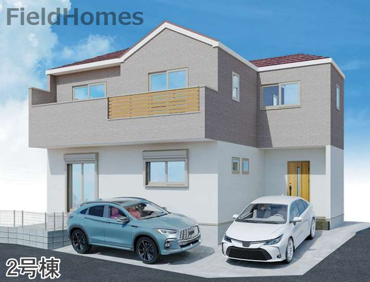 藤沢市善行坂2丁目新築戸建て　1期2号棟の外観パース|外観イメージ「藤沢市善行坂2丁目新築戸建て　2号棟」