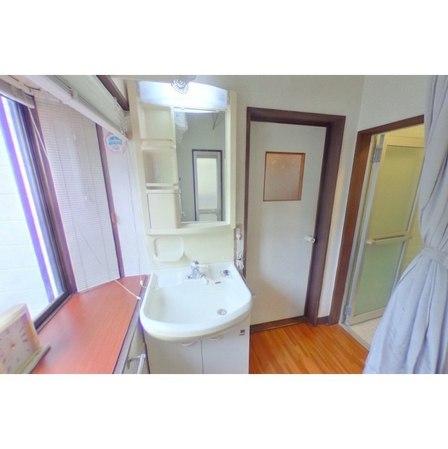 長良MK貸家の洗面所