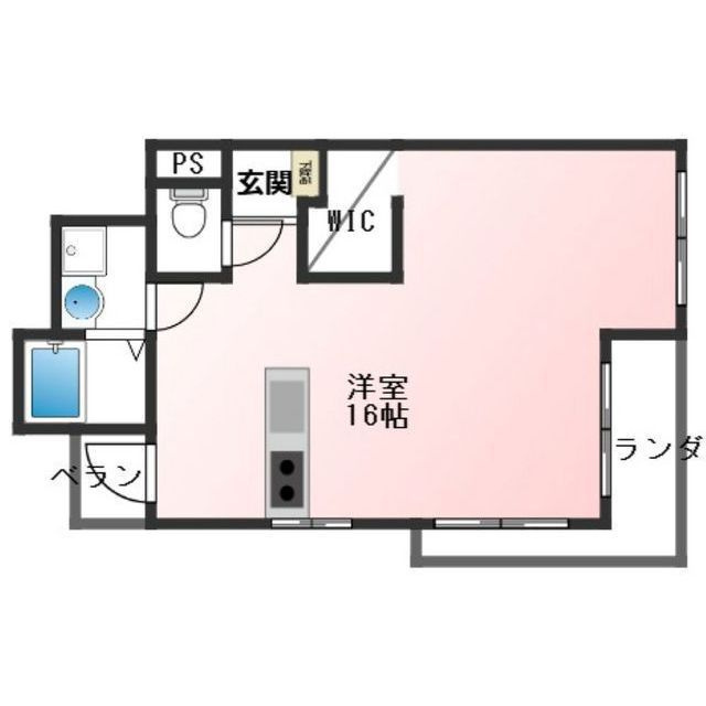 センハウスAの間取り