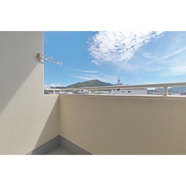 センハウスAのバルコニー