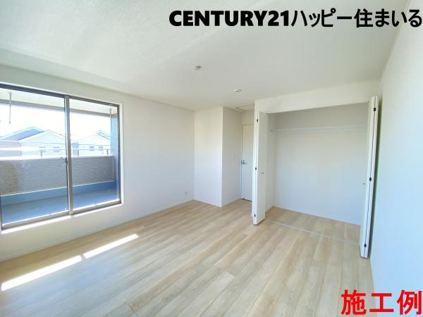 蒲郡市水竹町第8　全3棟・2号棟の洋室|施工例