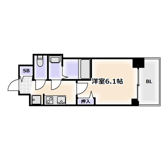 【間取り】 | アドバンス大阪フェリーチェ