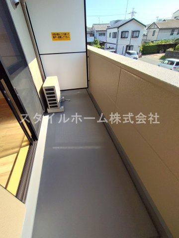 グランデール栄のバルコニー