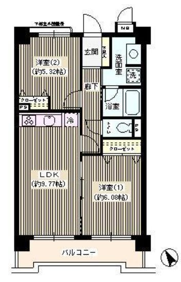 コンフォール・ノグチの間取り