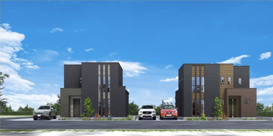 筑後市和泉タマタウン羽犬塚駅の外観パース