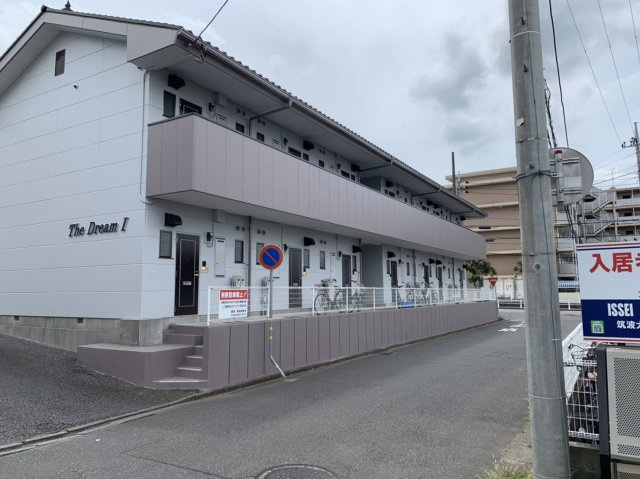 つくば市春日３丁目のアパートの外観