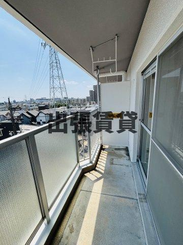 セジュールHIROのバルコニー