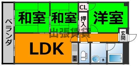 セジュールHIROの間取り