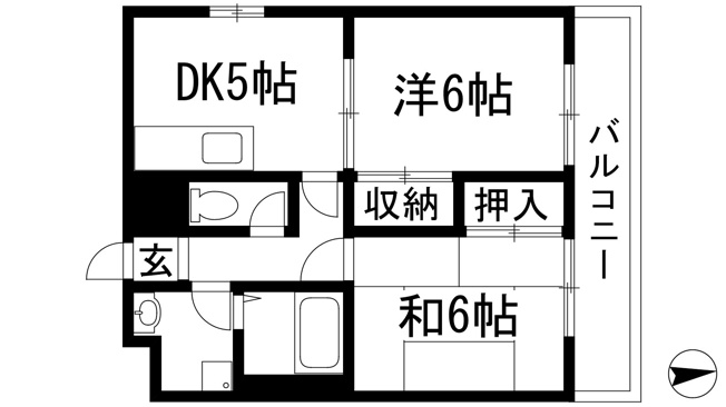 【間取り】 | ハイツヤマト3