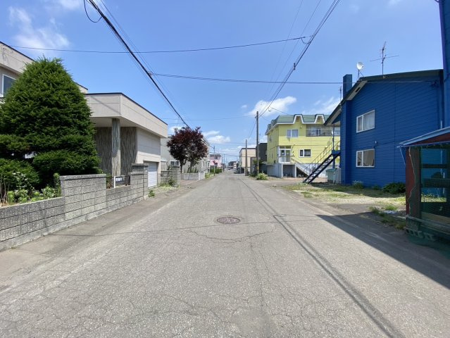 江別市幸町の前面道路含む現地写真|前面道路！