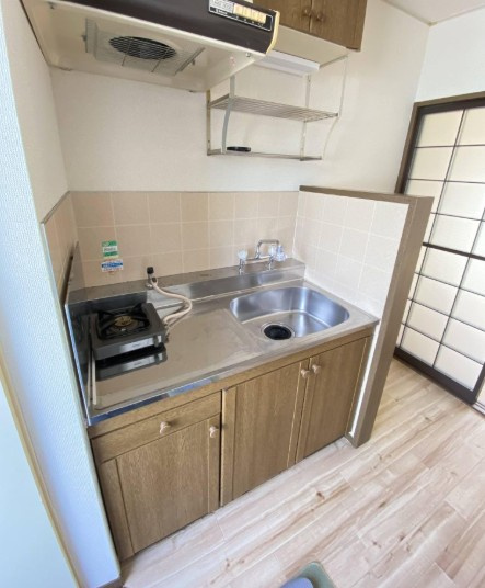 ブルーシャンBのキッチン