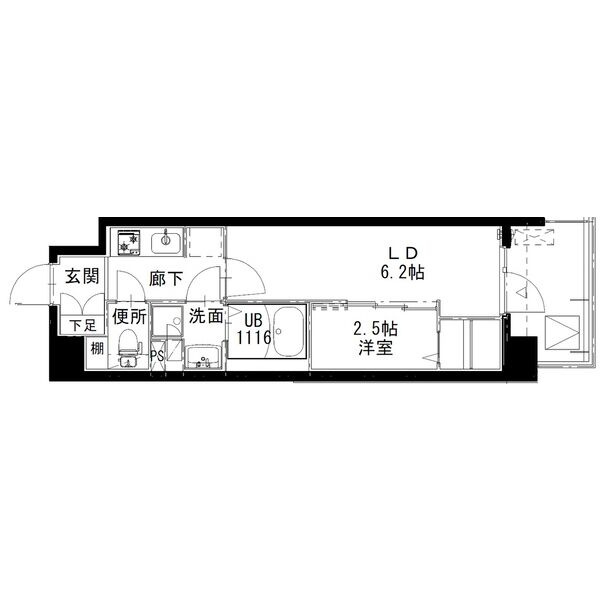 アルティザ姫路の間取り|Aタイプ