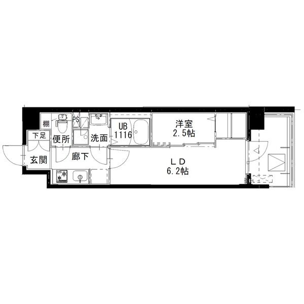 アルティザ姫路の間取り|Aタイプ