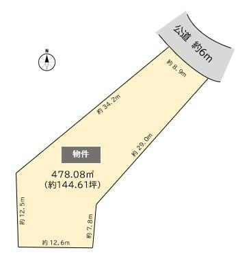 名古屋市名東区植園町１丁目の売地の区画図|地形図等