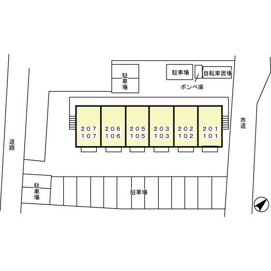 ヴェルデ　壱町田の区画図