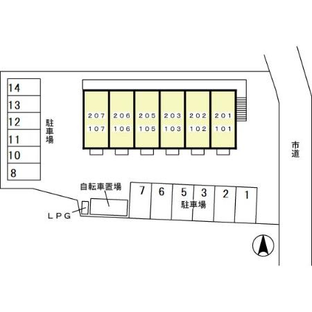 アドミラブール桜の区画図