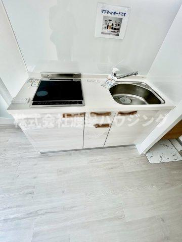 ハイムタケダT-３のキッチン|２口IHシステムキッチン