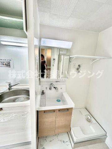 ハイムタケダT-３の洗面所