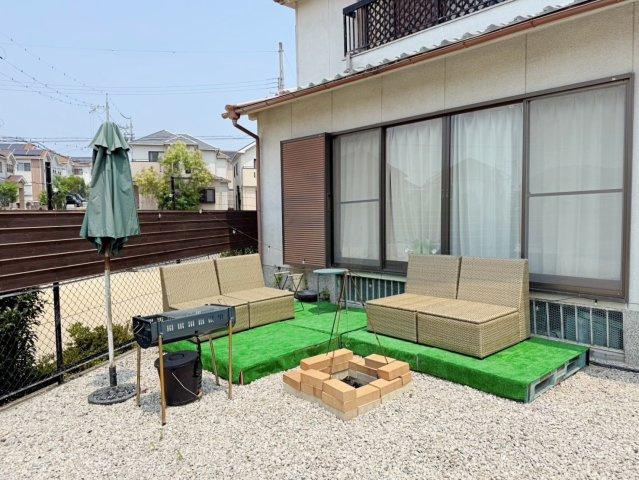 和泉市山荘町3丁目　中古戸建の庭