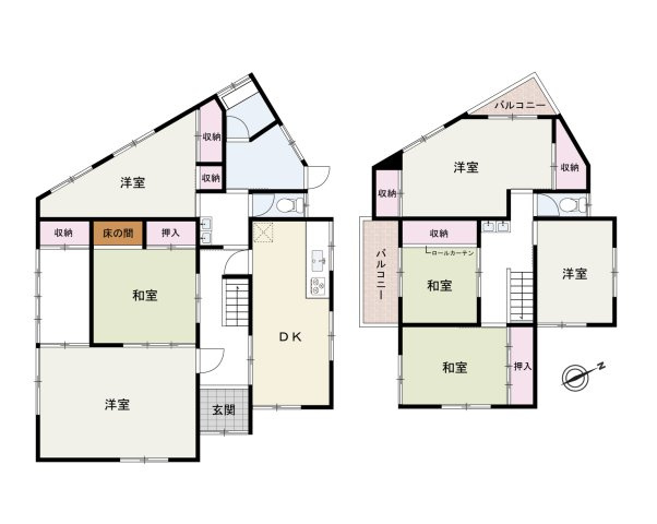 和泉市山荘町3丁目　中古戸建の間取り