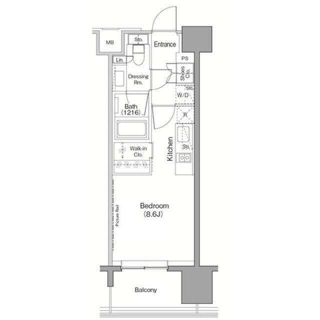 ザ・パークハビオ目黒の間取り