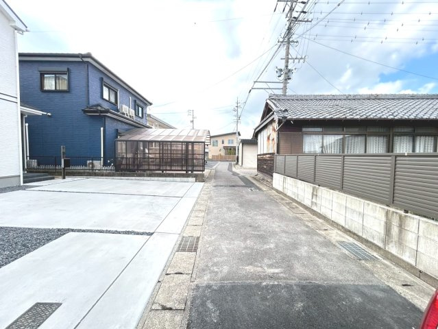 ハートフルタウン　丹羽郡大口町萩島2丁目　全1区画分譲の前面道路含む現地写真|■前面道路　■ヤマダ不動産　株式会社リライフ　
■夢のマイホーム購入をフルサポートします！