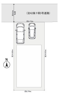 ◆完成済み◆戸塚区汲沢５丁目 新築戸建 4590万円の区画図