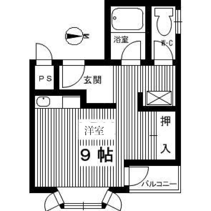 ローズコーポの間取り