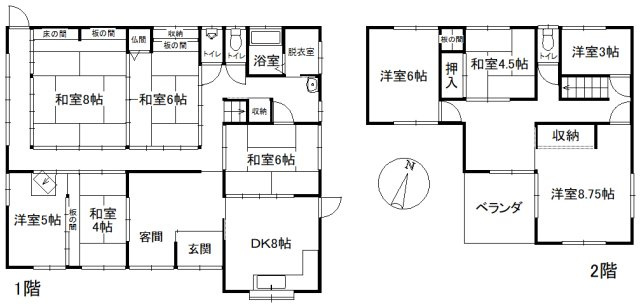 萩乃里の間取り