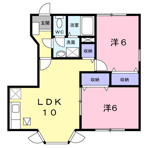 メゾンフロール　３の間取り