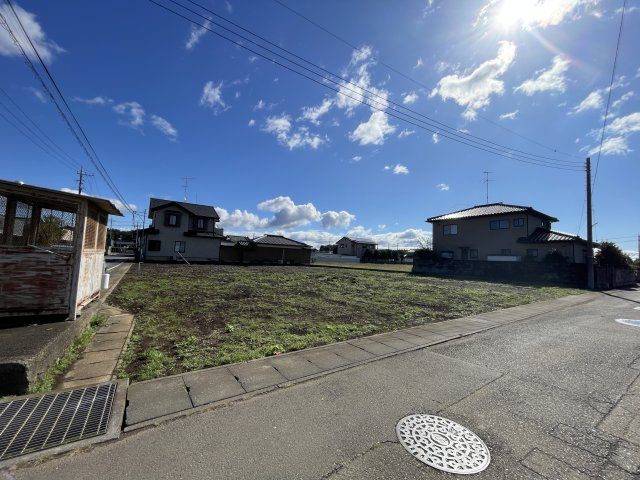 つくば市今鹿島　B号地の前面道路含む現地写真