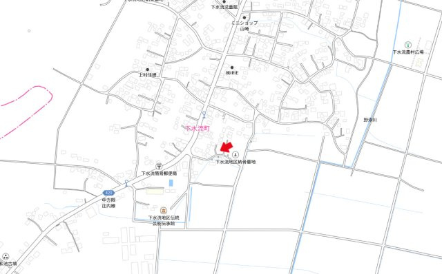【区画図】 | 売土地：下水流町