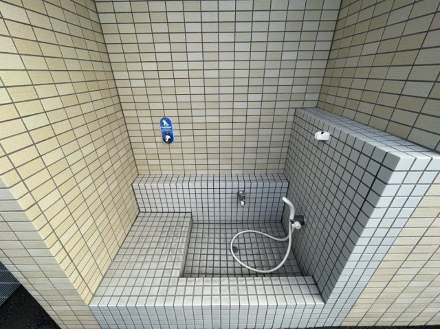 アルファスマート川内四番館のその他共用部分|ペットフットシャワーはお散歩帰りに便利です。