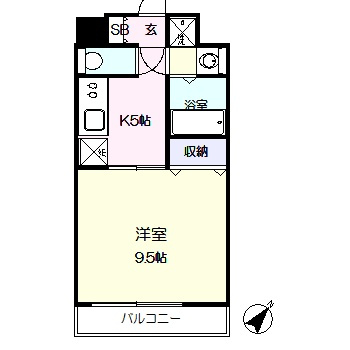 エイブル春日の間取り