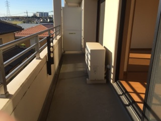 エイブル春日のバルコニー