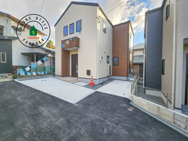 福岡市南区中尾1丁目第3-2棟（1号棟）の外観|デザイン性のある外観です。