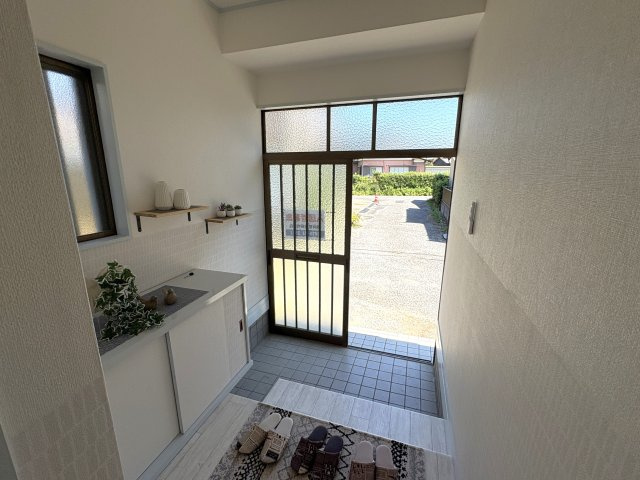 ボワット・ブリューの玄関