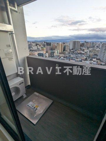 S-RESIDENCE緑橋駅前（エスレジデンス緑橋駅前）　BRAVI不動産のバルコニー|【S-RESIDENCE緑橋駅前】ゴミ置き場