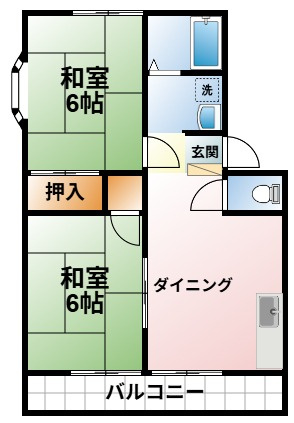 ケーズパレスⅠの間取り