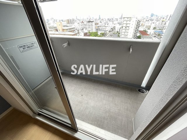 エスリード深江橋のバルコニー