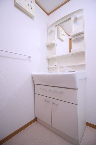 メゾンアンソレイエ1の洗面所